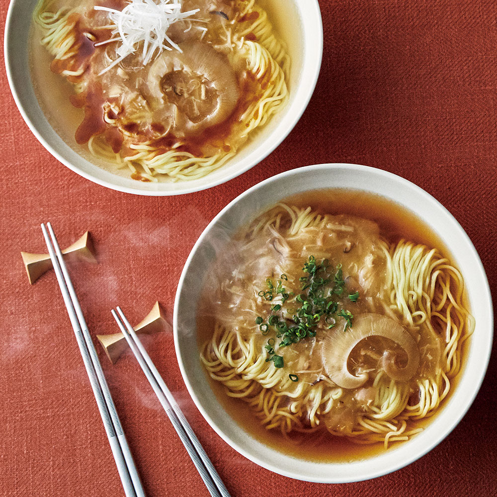 【婦人画報】ふかひれラーメン醤油・塩 2種4食 石渡商店