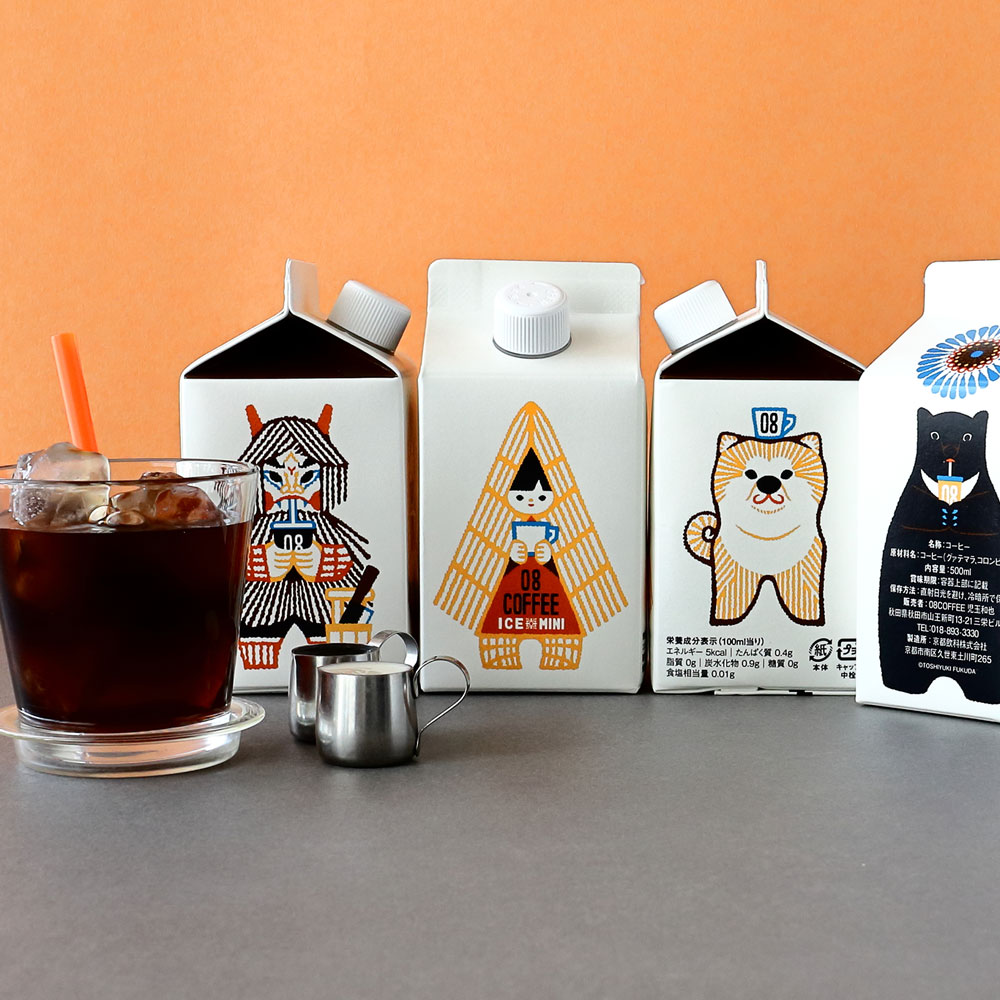 【婦人画報】アイスコーヒー500ml×4本 ゼロハチコーヒー 【婦人画報】アイスコーヒー500ml×4本 ゼロハチコーヒー