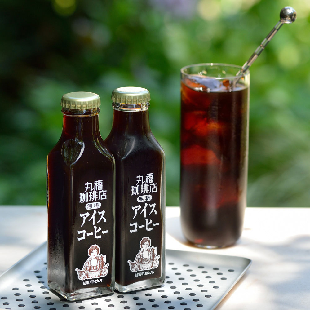 【婦人画報】丸福珈琲店 瓶詰アイスコーヒー(無糖) 6本 丸福珈琲店 【婦人画報】丸福珈琲店 瓶詰アイスコーヒー(無糖) 6本 丸福珈琲店
