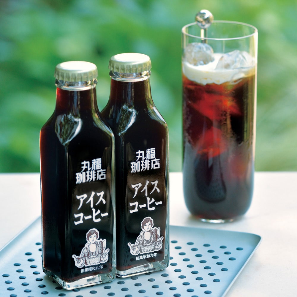 【婦人画報】丸福珈琲店 瓶詰アイスコーヒー(加糖) 6本 丸福珈琲店 【婦人画報】丸福珈琲店 瓶詰アイスコーヒー(加糖) 6本 丸福珈琲店