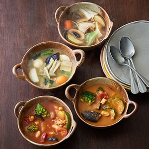 ごろごろ野菜の贅沢スープ 4種4食