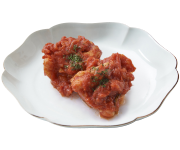 鶏肉とひよこ豆のトマト煮のイメージ